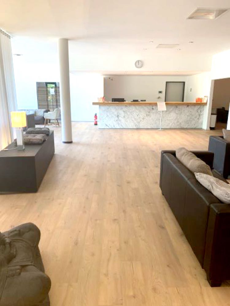 Die Coretec-Designböden von US Floors etablieren sich immer mehr auch im Objekt. Hier im Wellness- und Fitnessclub Robinson Wellfit in St. Wendel. Coretec: Fitness fängt am Boden an
