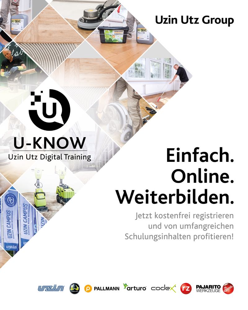  Uzin Utz launcht digitale Weiterbildungsplattform