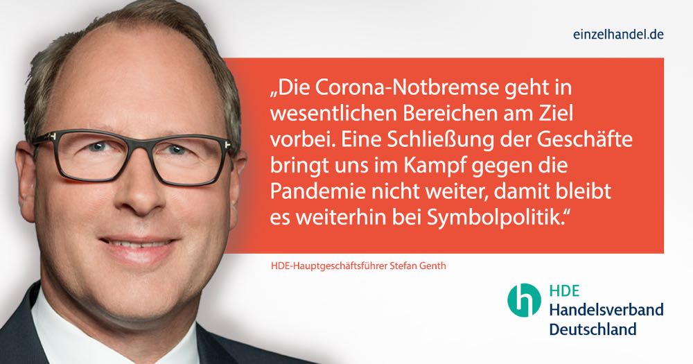 Handelsverband kritisiert Corona-Notbremse