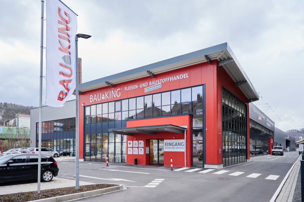 Bauking: 6 Mio. EUR für neuen Baustoff- und Fliesenhandel in Siegen