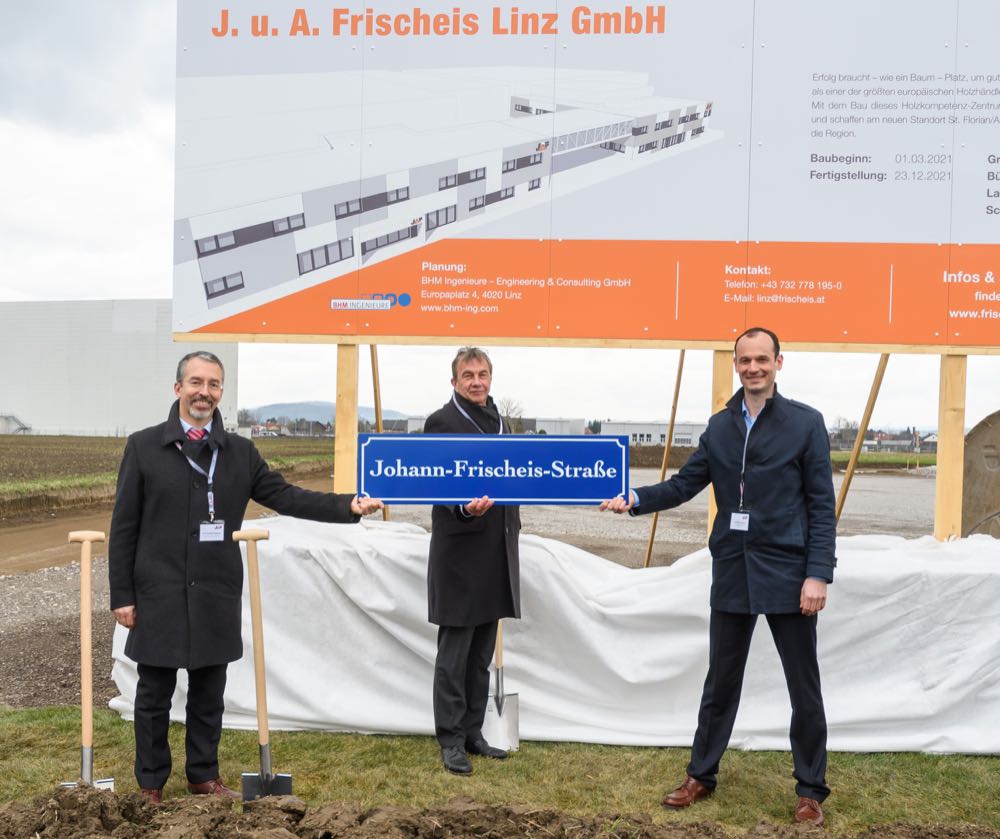 JAF: Baustart für neue Niederlassung in St. Florian