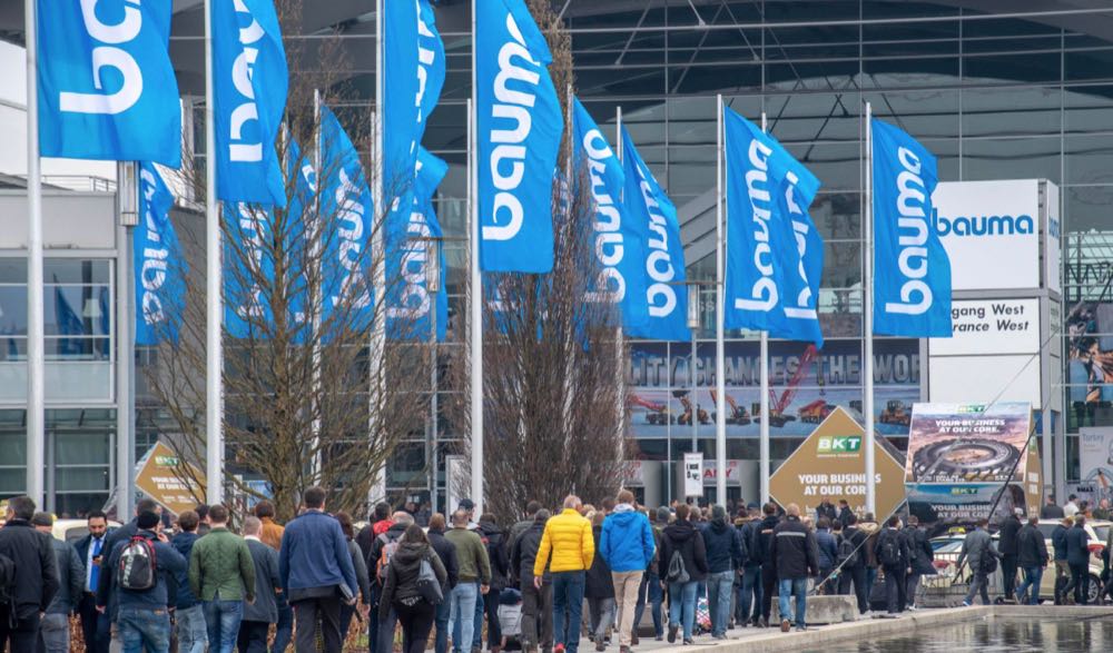  Messe Bauma auf Oktober 2022 verschoben