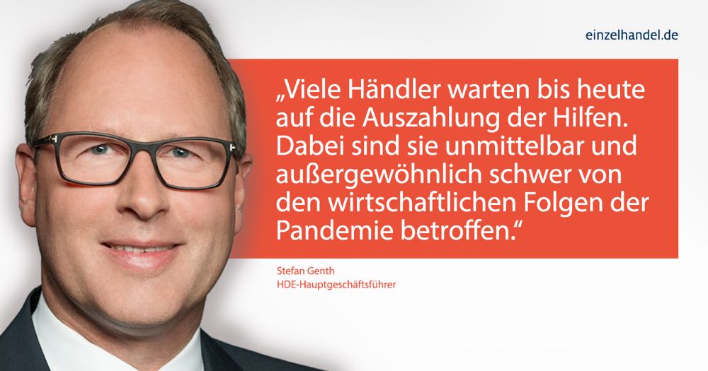 Handel fordert schnellere Hilfen und Öffnungsperspektive