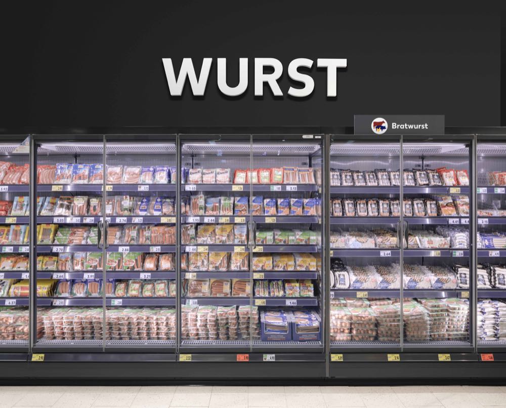 Kaufland bietet in Selbstbedienung Wurstwaren der Haltungsform Stufe 3 an