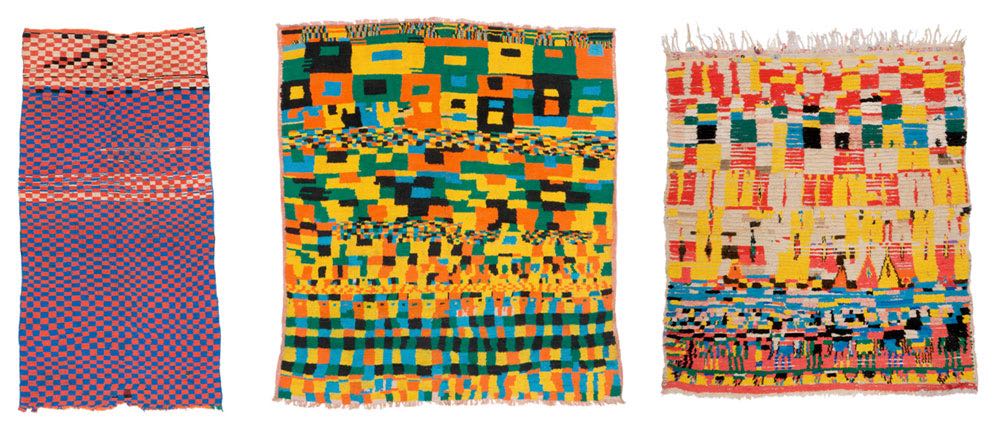  Ausstellung in Graz: Schachbrettmotiv in marokkanischen Teppichen