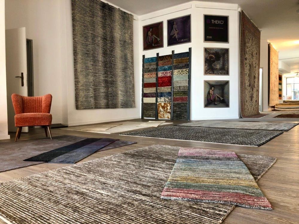 Theko Deluxe/Theo Keller: Custom-made carpets, handknotted in Tibetan wool and silk