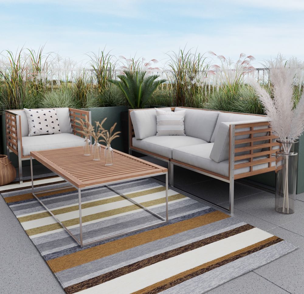 Theo Keller: Outdoor carpets, also suitable for balconies