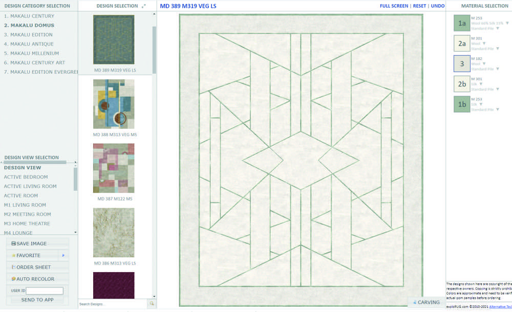 Makalu/Paulig: Visualising high-quality carpets via the Makalu app