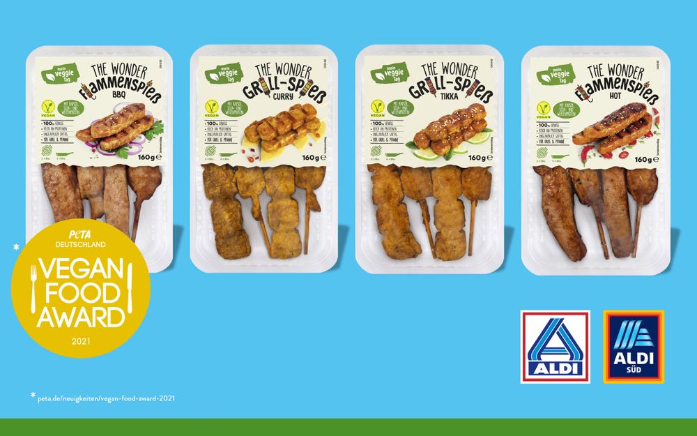 Aldi gewinnt erneut den Vegan Food Award