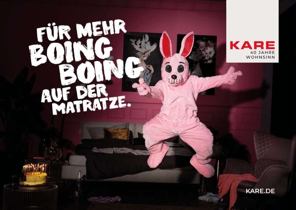 Kare: Knallige Jubiläums-Kampagne