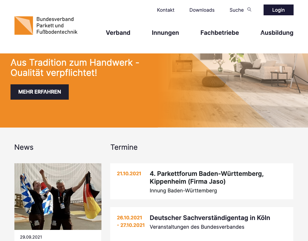 BVPF: Neue Website ist online