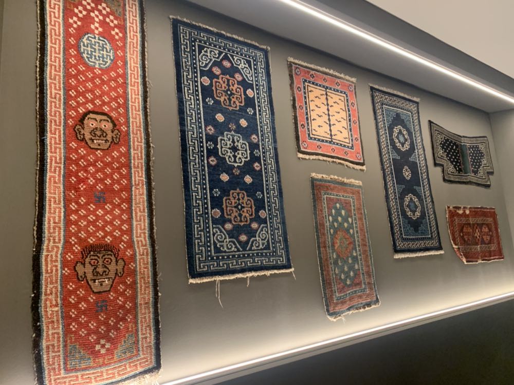 Exhibition about Tibetan carpets in southeastern Germany