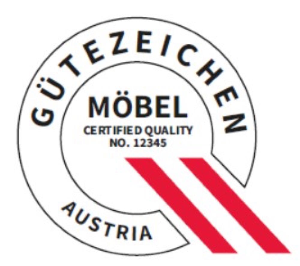 Austria Gütezeichen für die Ada-Möbelwerke