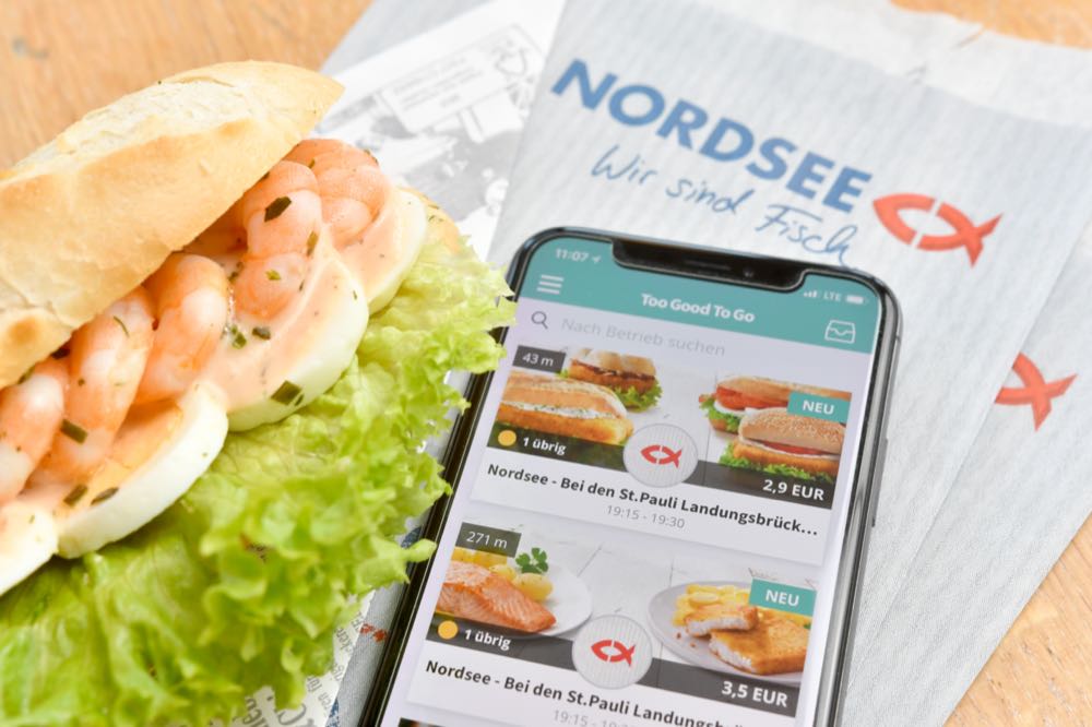 Nordsee: "Too Good To Go"-App rettet 1,5 Millionen Portionen