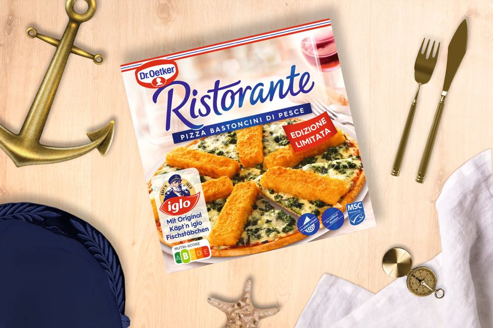 Kooperation: Iglo und Dr. Oetker produzieren Fischstäbchen-Pizza