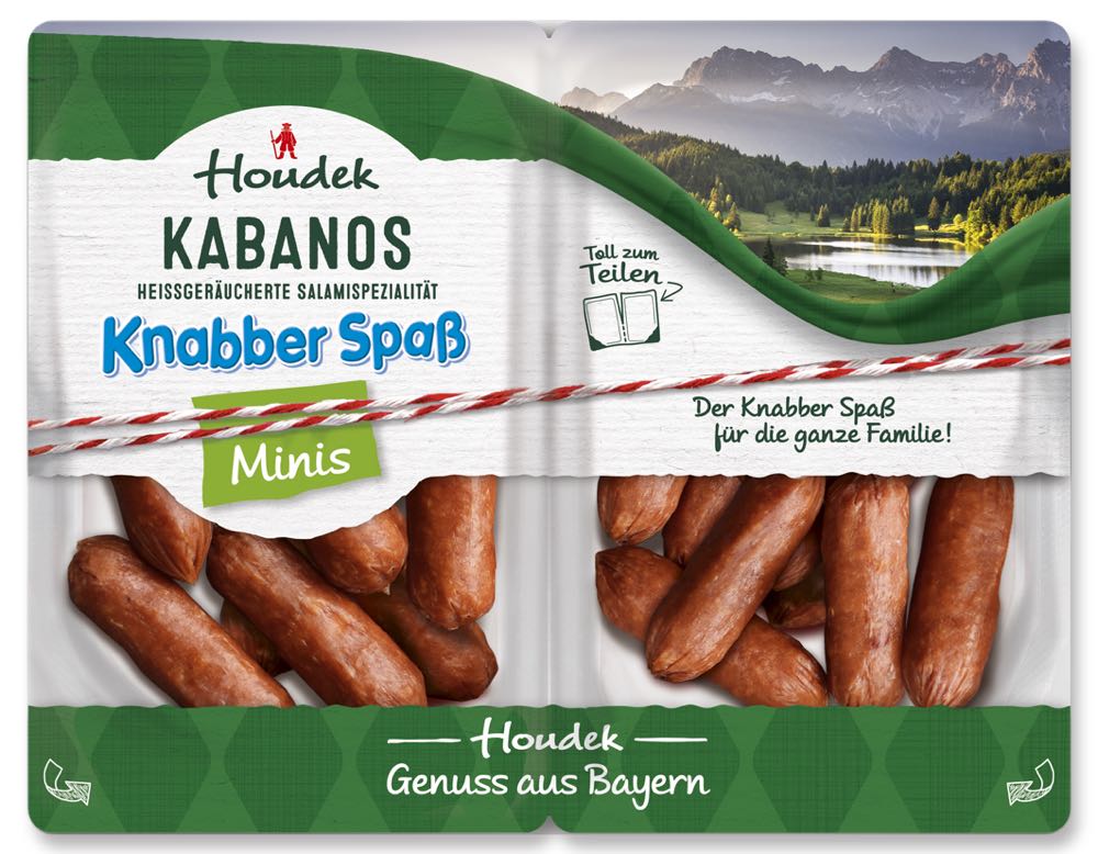 Houdek GmbH: Kabanos Design-Relaunch und neuer Snack für unterwegs
