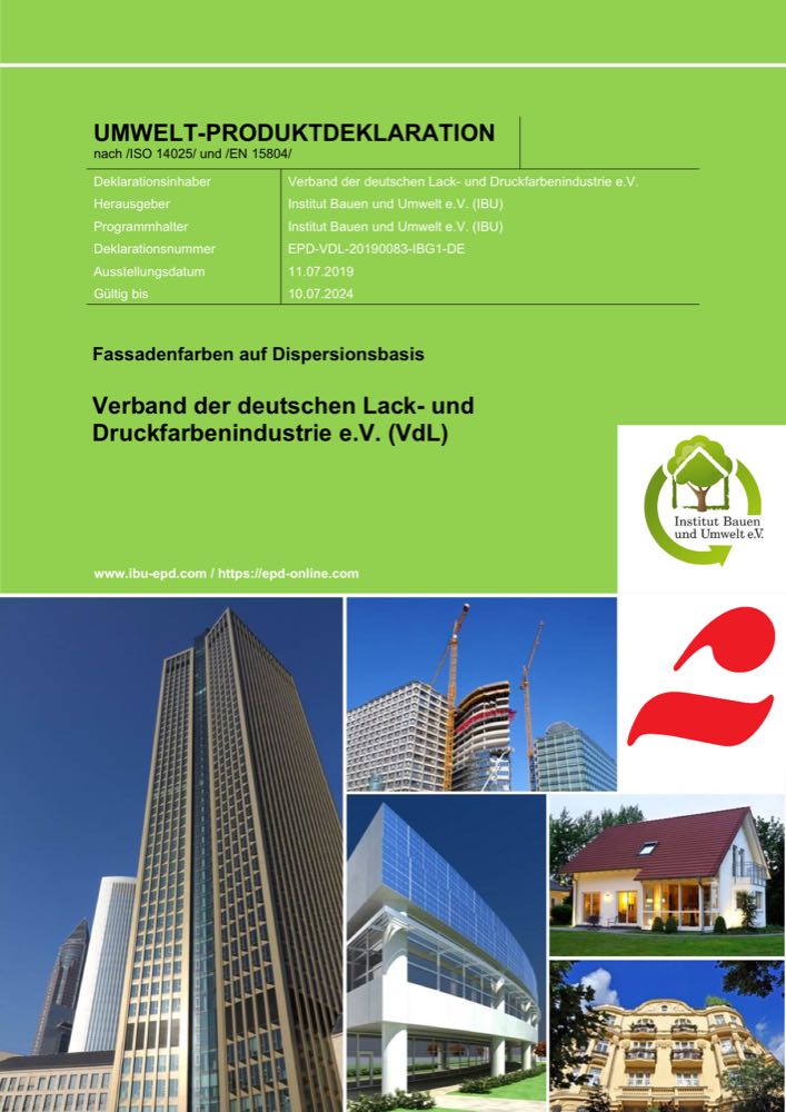 EPD – Fakten für nachhaltiges Bauen