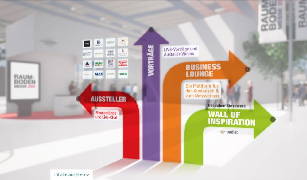 Raum & Boden Messe 2022 – jetzt gestartet