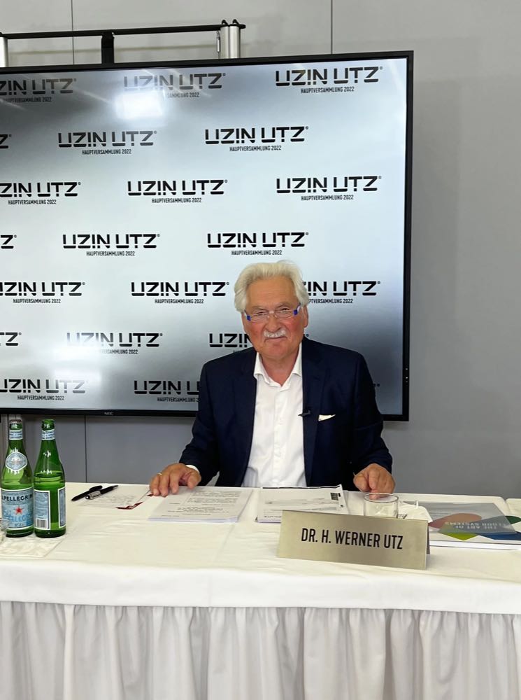  Uzin Utz verzeichnet Ergebnisrückgang im ersten Quartal 2022