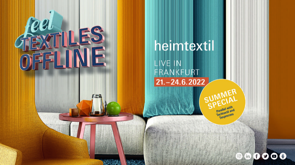 Heimtextil Summer Special rückt Nachhaltigkeit und Kreislaufwirtschaft in den Fokus