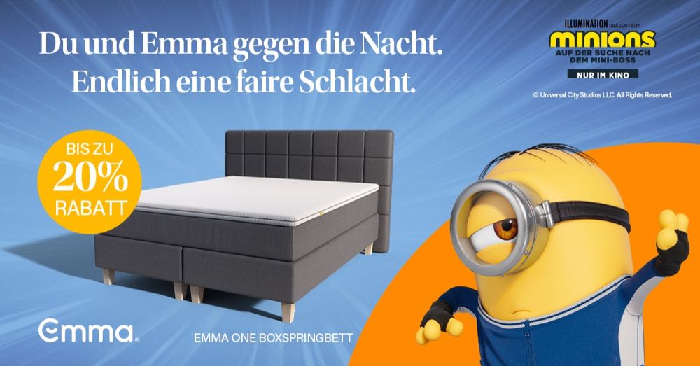 Minons suchen über Emma-Kanäle guten Schlaf