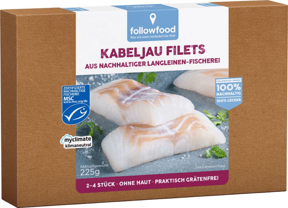 Biofach: MSC-Kabeljaufilets aus Langleinen-Fischerei von Followfood