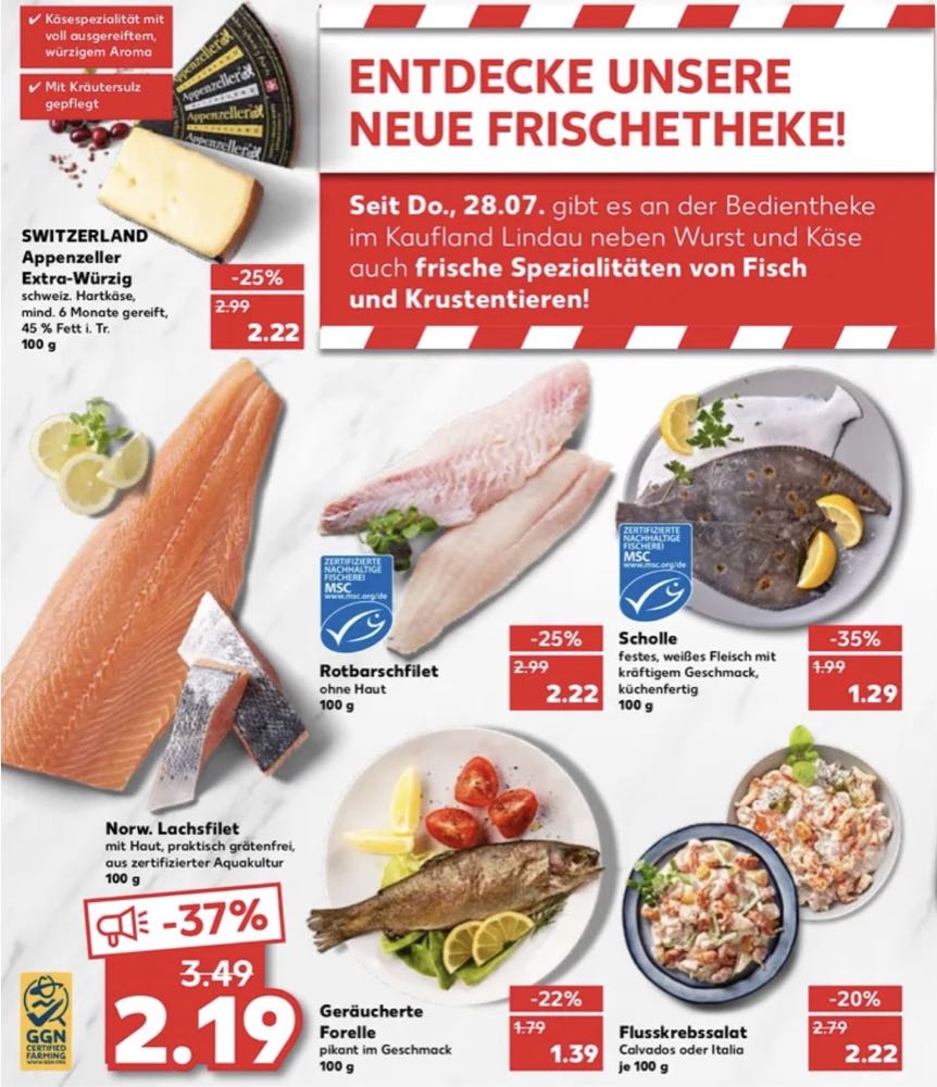 Lindau: Neuer Kaufland nachhaltig und mit Fischtheke