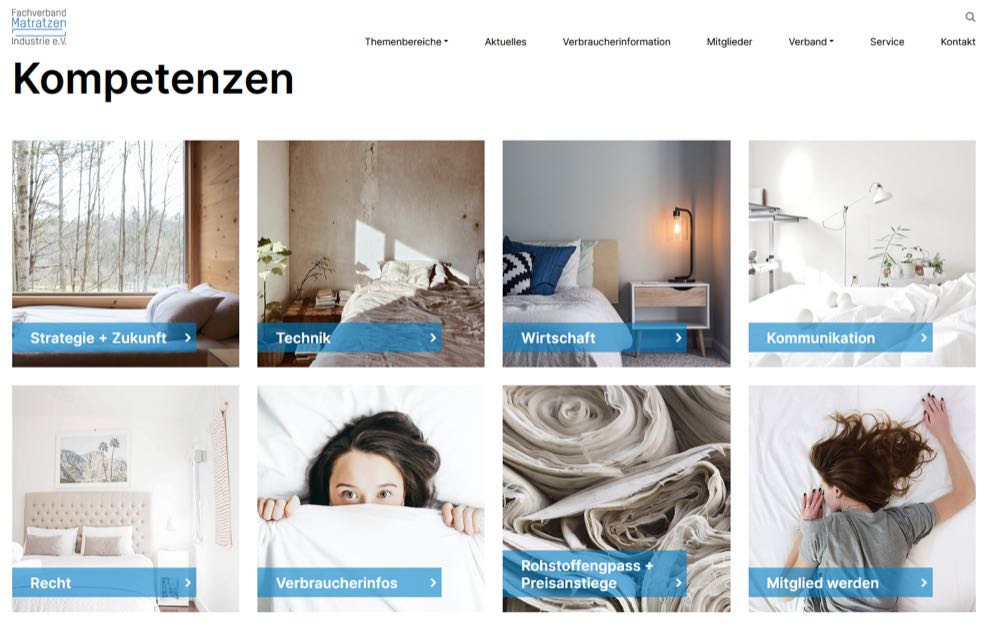 Matratzenverband launcht neue Website