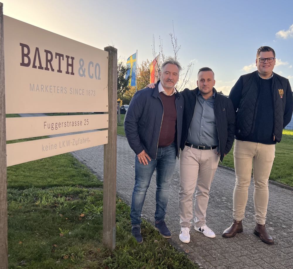 Barth & Co mit Vertriebstochter in Schweden