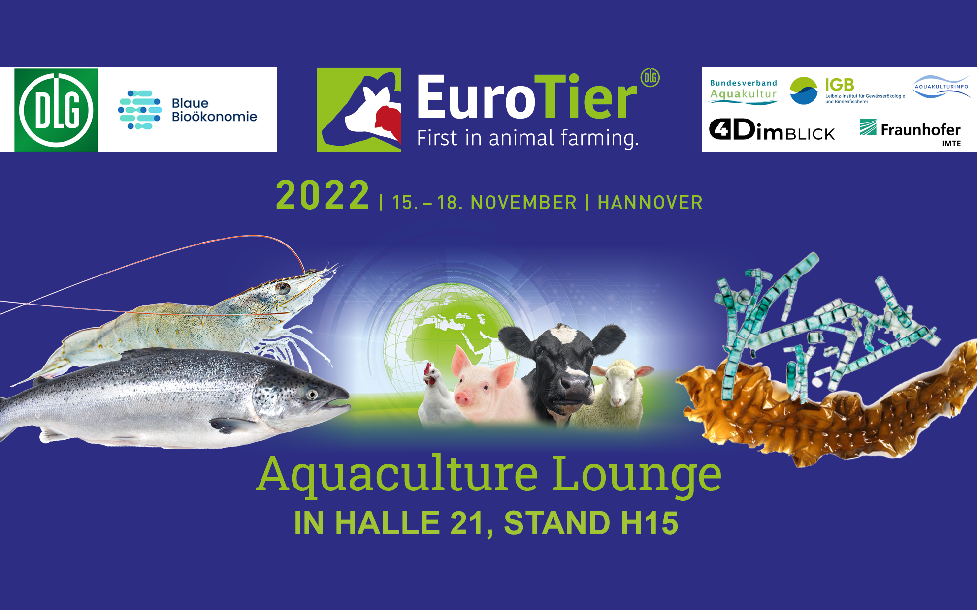 EuroTier: "Aquakultur Lounge" mit drei Dutzend Veranstaltungen