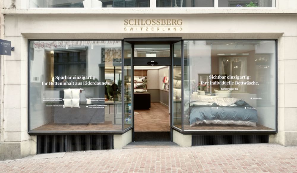 Schlossberg Boutique Zürich mit neuem Konzept