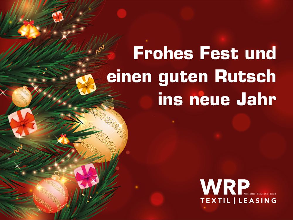 WRP wünscht frohe Weihnachten und einen guten Rutsch