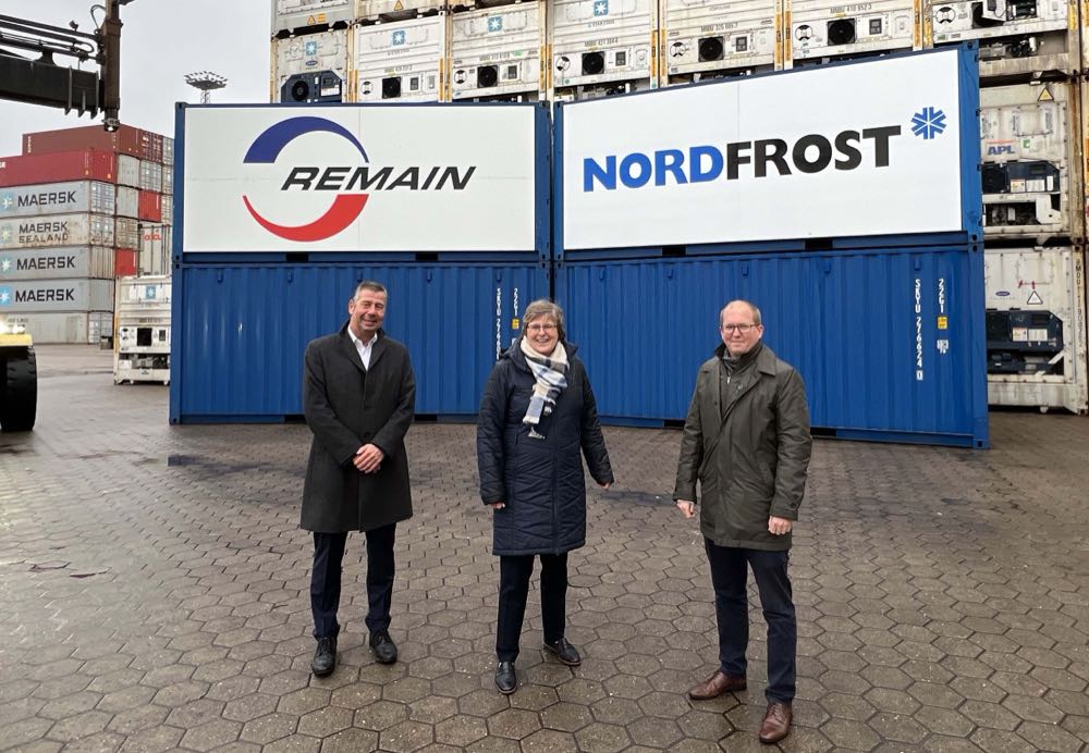 Containerhafen Wilhelmshaven: Remain und Nordfrost vereinbaren Kooperation