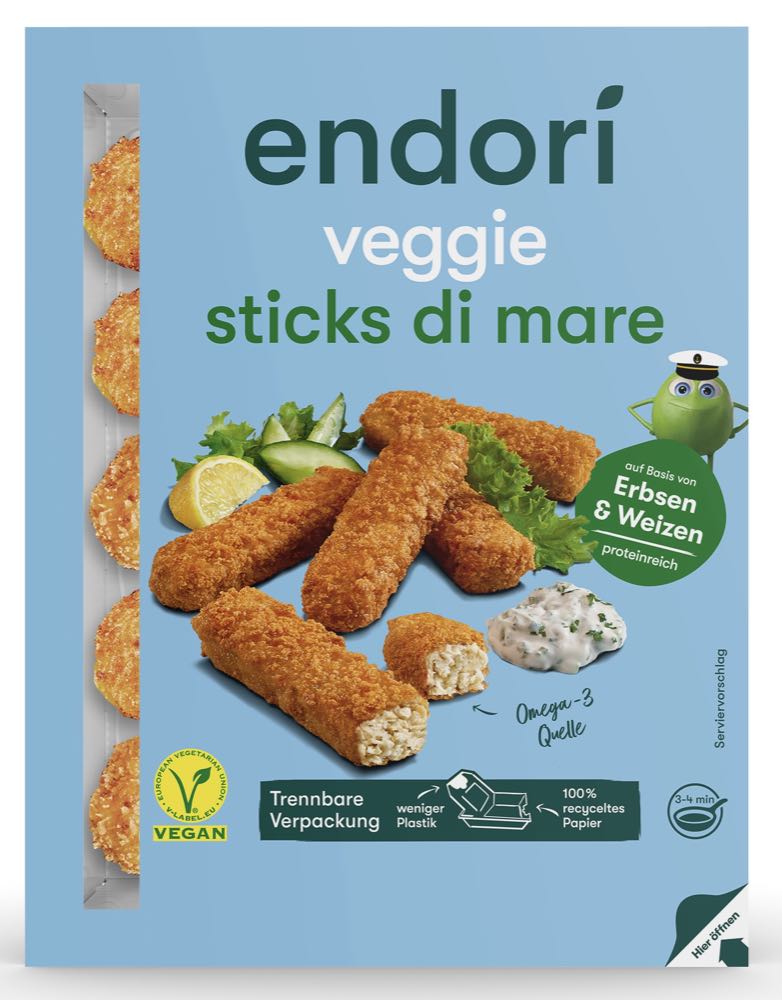 Endori: Auszeichnungen für "veggie sticks di mare"
