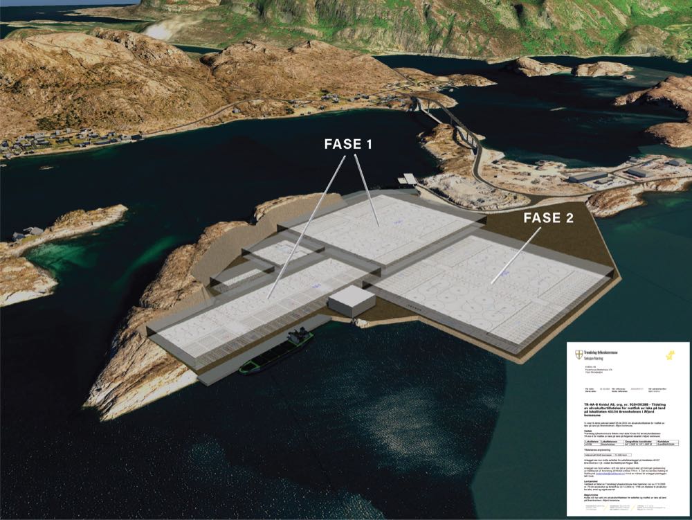Norwegen: Kvidul erhält Zulassung für 20.000 t-Lachszucht