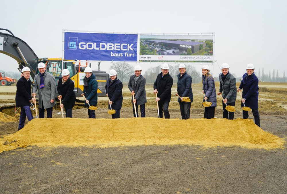  Parador baut Logistikzentrum in Coesfeld für 30.000 Paletten