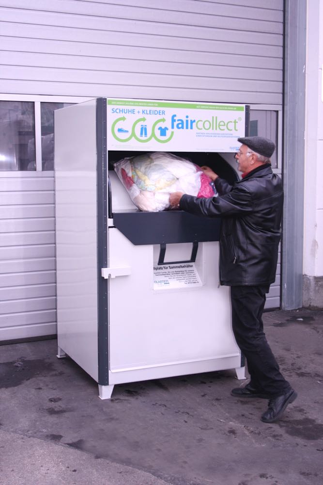 Firma Heinrich Glaeser recycelt Textilien und Kleidung aus Pflegeeinrichtungen