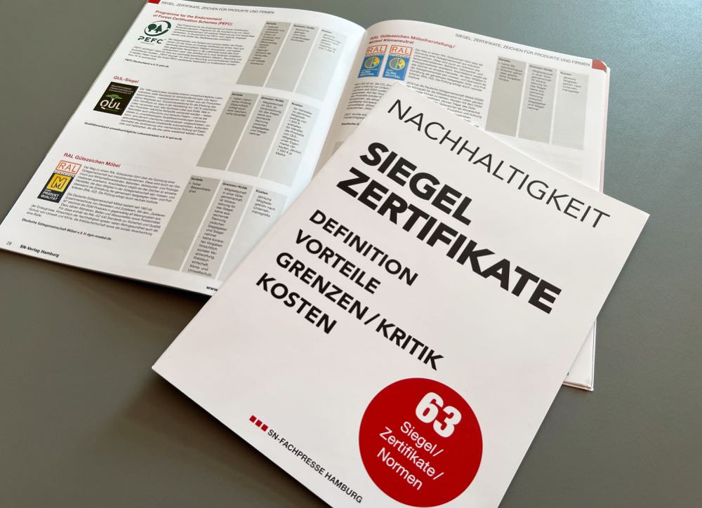 Guide „Nachhaltigkeit – Siegel und Zertifikate“