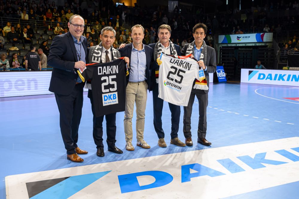 Daikin ist neuer Sponsor des Handballs in Deutschland