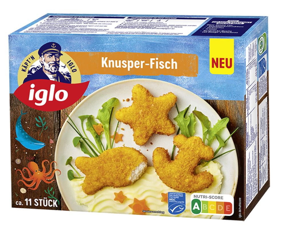 Iglo bringt den Fisch in Form