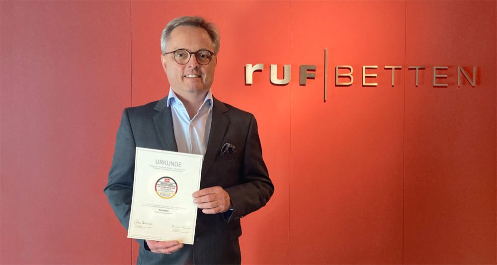 Life & Living Award für Ruf Betten