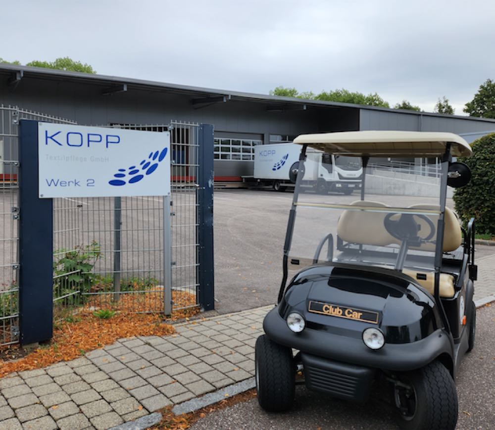 Textilpflege Kopp: Sommerfest und Golfwagen