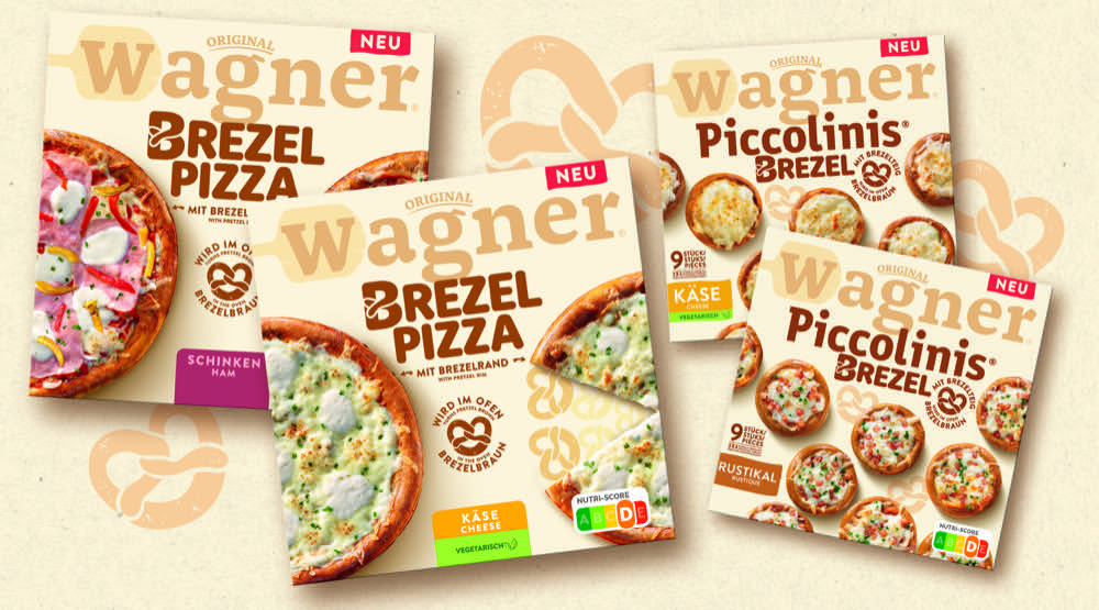 Wagner launcht neue Brezel-Pizza-Range