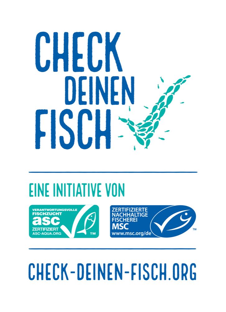 MSC und ASC starten wieder Initiative "Check deinen Fisch!"