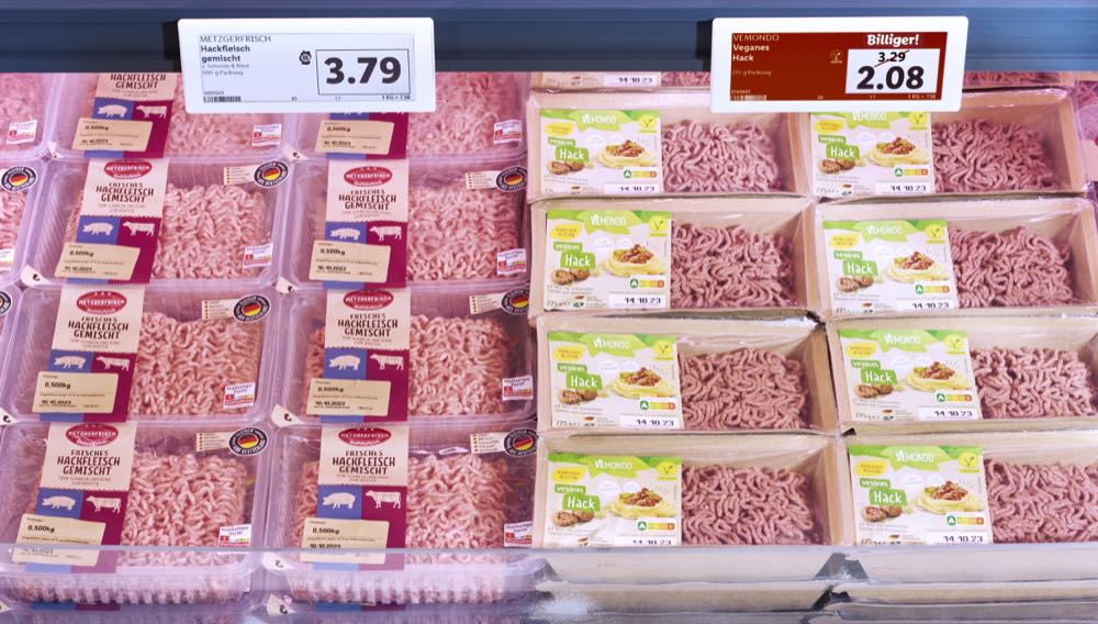 Lidl gleicht die Preise für vegane Artikel an