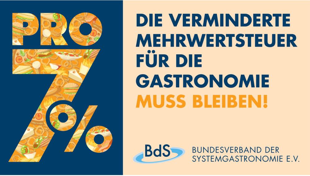 Gemeinsamer Appell: 7% auf Speisen in der Gastronomie müssen bleiben