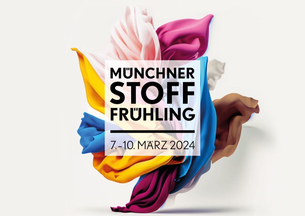 Münchner Stoff Frühling im März in München