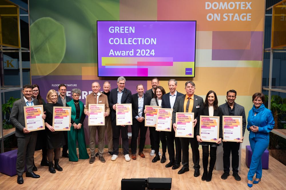  Domotex 2024: Zehn Green Collection Awards vergeben
