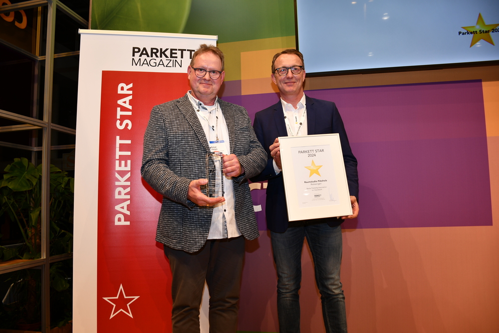 Parkett Star 2024: Festliche Ehrung der Preisträger auf der Domotex