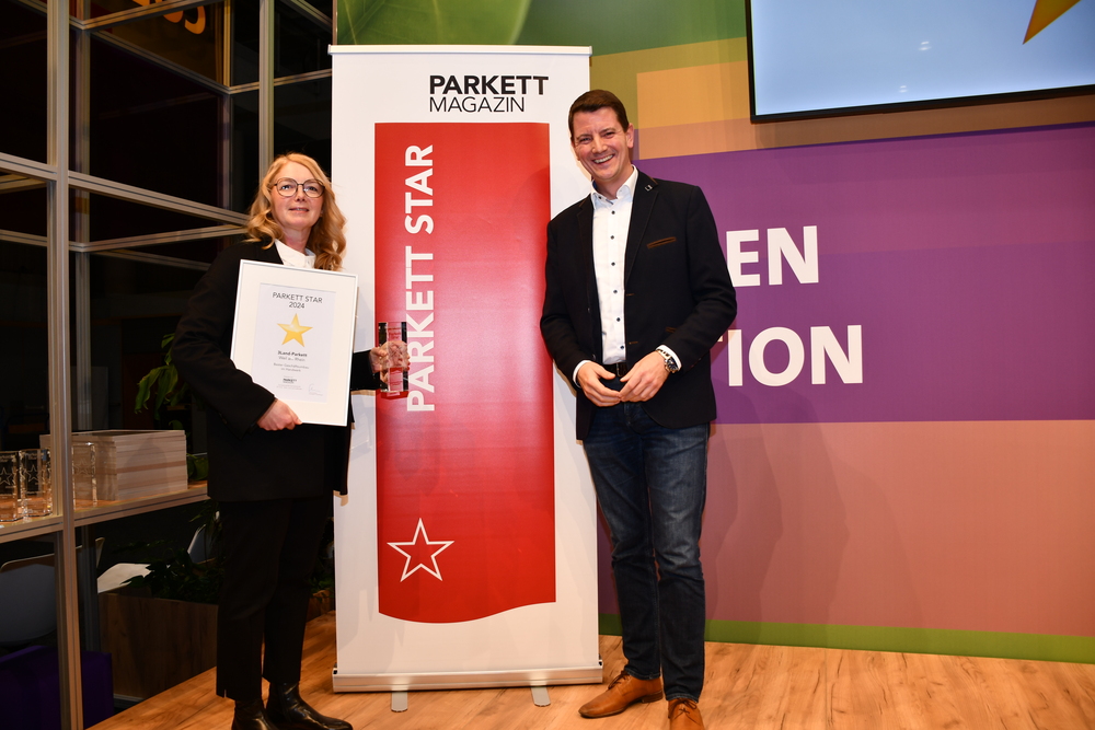 Parkett Star 2024: Festliche Ehrung der Preisträger auf der Domotex